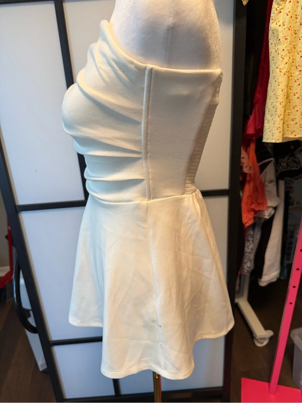 Free People Peplum Tube Top - Ivory - NWOT - Size Small